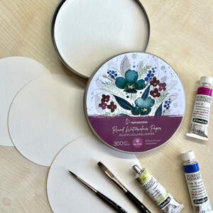 Hahnemühle Round Watercolour Paper 30 Sheets